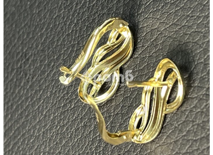 Златни обеци ЧИСТО НОВИ 14 карата 585 zlatni obeci zlaten gold ЦЕНАТА Е КРАЙНА И НЕ ПОДЛЕЖИ НА ОБСЪЖДАНЕ Заложна къща доверие ке 7