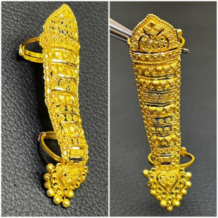 Златен пръстен напръстник prasten zlaten 14 k 585 gold