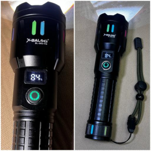 Най мощния Led тактически алуминиев фенер Li-ion power bank tactical 