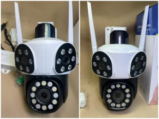 Тройна камера wifi 12 mpx последен модел 2025 сирена camera kamera