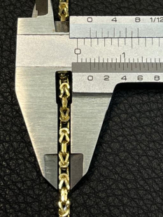Златен синджир кралска плетка ланец lanec zlaten 14 K 585 gold