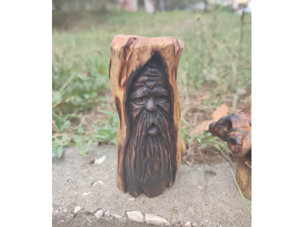 Дърворезби на Мини Горски Духчета от Чинар Ръчна Изработка 4