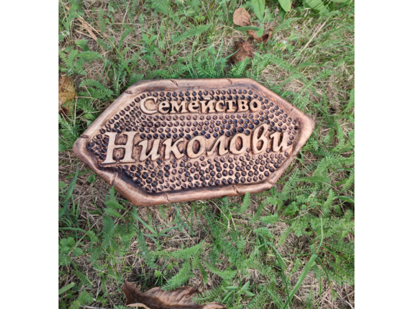 Табелка за Врати Ръчна Изработка По Поръчка 7