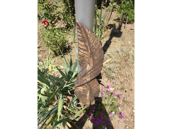 Ръчна Изработка на Дърворезба Арт Листо за Стена 4