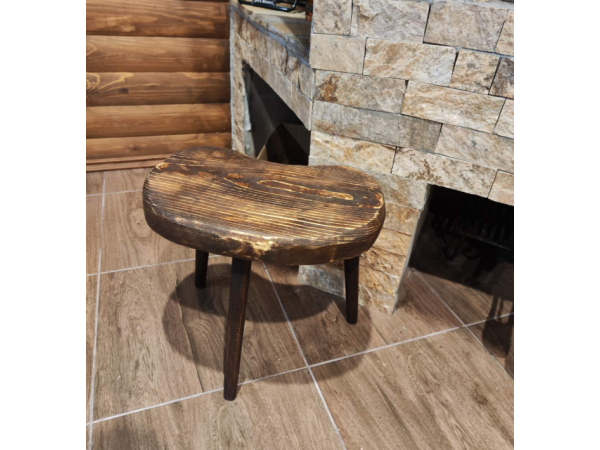 Трикрако Столче от Дърво Столове Ръчна Изработка Стол Исделия от Дърво 2