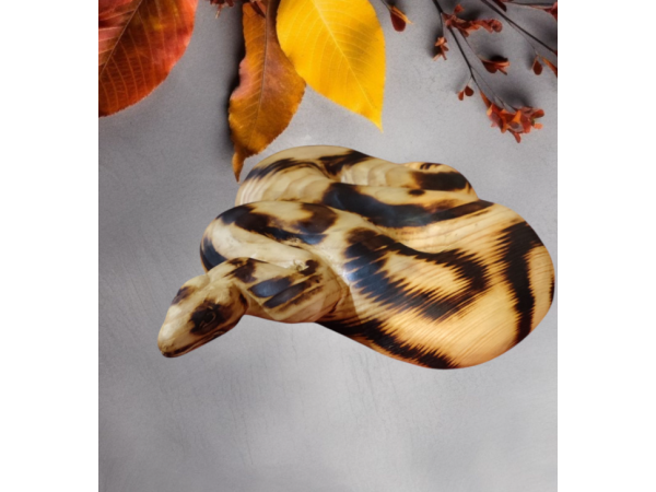 Представям ви змия Питон от дърво ръчна изработка 2025 е годината на Змията в Китайския календар 3