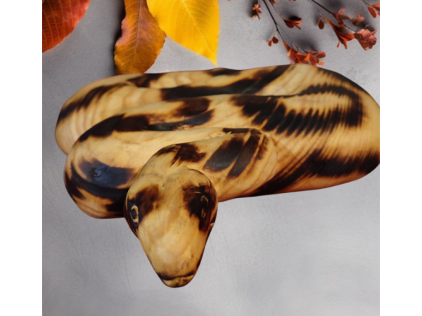 Представям ви змия Питон от дърво ръчна изработка 2025 е годината на Змията в Китайския календар 5