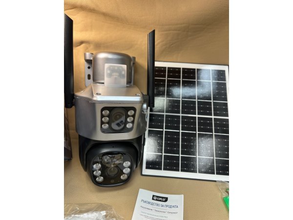 4G Соларна Двойна Камера LYLU 12 mpx 4G Сим карта безжична kamera sim 3