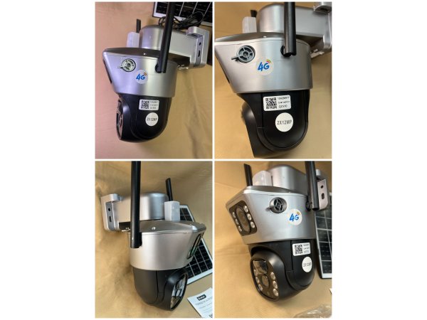 4G Соларна Двойна Камера LYLU 12 mpx 4G Сим карта безжична kamera sim 8